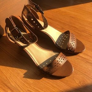 CL by Laundry Brown Wedges - NEW